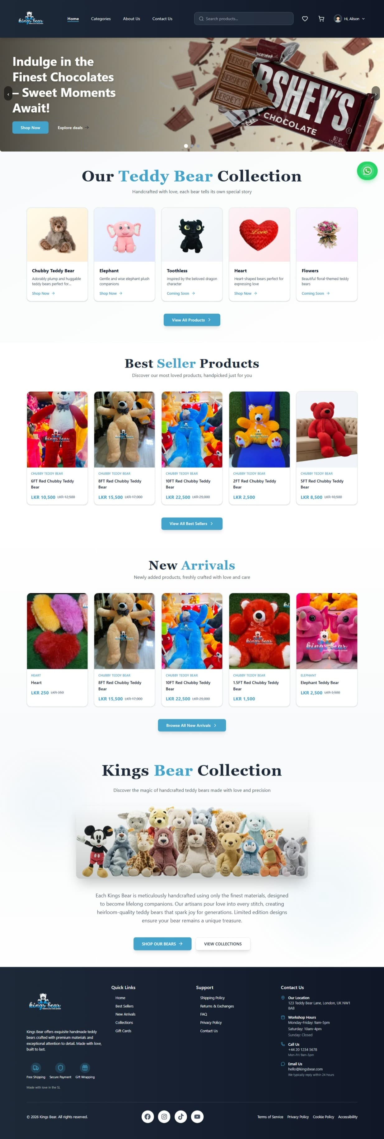 Kings Bear E-Commerce Platform preview 1